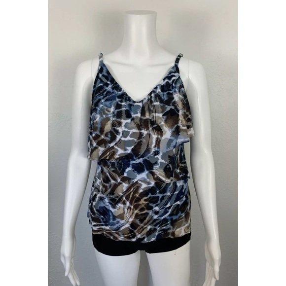 Magicsuit Miraclesuit Tankini Top 8 Chloe Tiered - Picture 2 of 8